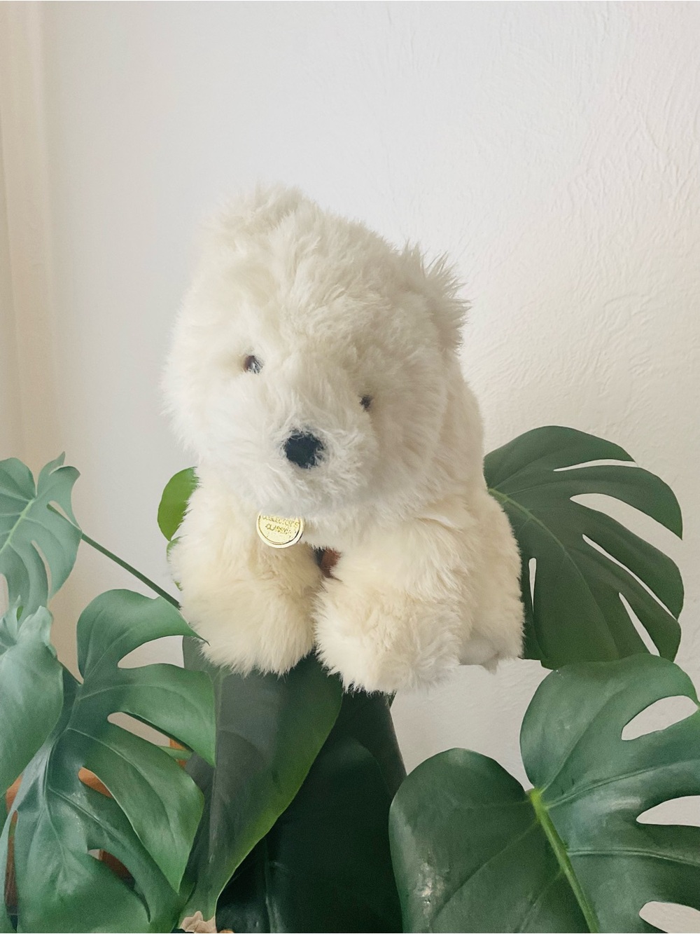 Vtg 1988 Gund RARE Collector Classic Plush White Polar Bear 19" Teddy Bear